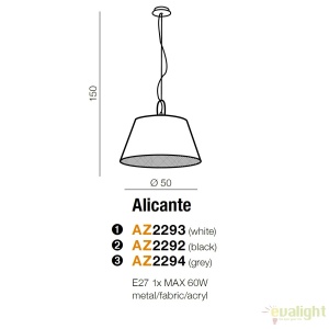 Lustra / Pendul design modern 50cm Alicante GR 69902 universul-luminii.ro