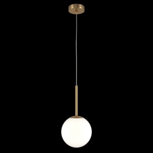Lustra, Pendul design modern Basic form auriu, diametru 18cm 118712 universul-luminii.ro
