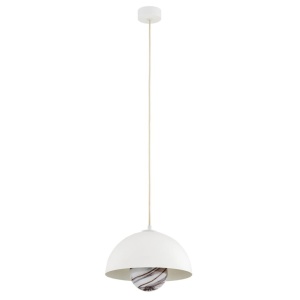 Lustra/Pendul design modern PIAVA alb - Img 3