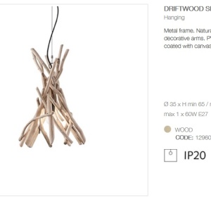 Lustra / Pendul design rustic DRIFTWOOD SP1 129600 - Img 2