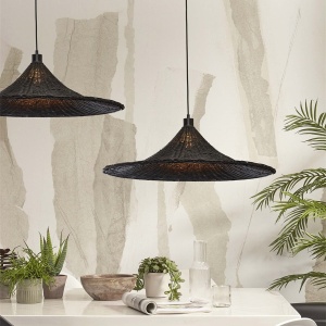 Lustra/ Pendul eco din ratan Borabora 70cm S, bl 55612 universul-luminii.ro
