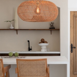 Lustra/Pendul Eco, Ratan, Arizona natural, L 243562 universul-luminii.ro