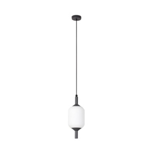 Lustra/Pendul iluminat exterior decorativ SAIGON cone cap R17 gri/alb