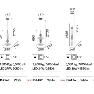 Lustra/Pendul LED design modern Lumiere-1 sp - Img 5