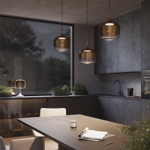 Lustra/Pendul LED design modern Spirito auriu 163892 universul-luminii.ro