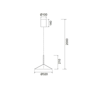 Lustra/Pendul LED reglabil CALICE alb 9W - Img 4