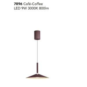 Lustra/Pendul LED reglabil CALICE cafeniu 9W - Img 3