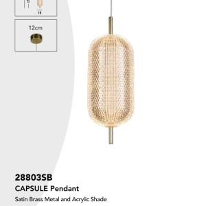 Lustra, Pendul LED stil modern Capsule - Img 4