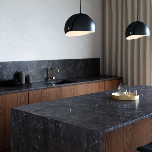 Lustra/Pendul metalic design nordic Align negru - Img 2