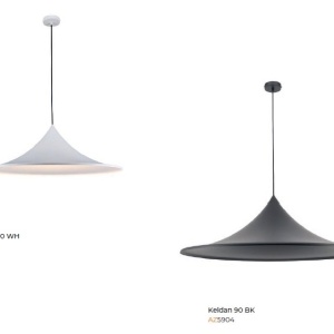 Lustra/Pendul modern design decorativ KELDAN 70 alb 143792 universul-luminii.ro