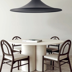 Lustra/Pendul modern design decorativ KELDAN 90 negru 143802 universul-luminii.ro