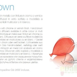 Lustra, Pendul modern diametru 60cm CLOWN SP12 COLOR 100951 49722 universul-luminii.ro