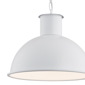 Lustra/Pendul modern stil industial EUFRAT alb 103742 universul-luminii.ro
