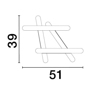 Lustra/Plafoniera LED design modern WILLOW White 121872 universul-luminii.ro