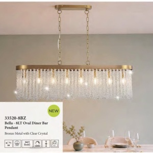 Lustra premium pentru Masa Dining sau Insula Bucatarie, Bella 8Lt - Img 5