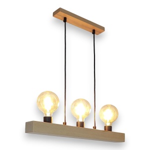 Lustra rustica fabricata manual din lemn ARCOS 3L 231702 universul-luminii.ro