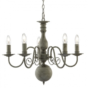 Lustra stil rustic Greythorne 5L 2265-5GY SRT