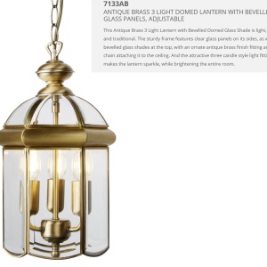 Lustra stil traditional Lanterns 3L alama antic 7133AB SRT 74372 universul-luminii.ro