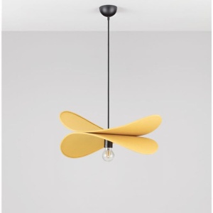 Lustra suspendata decorativa LUVE galben mustar - Img 3
