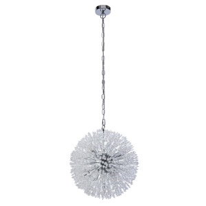 Lustra suspendata design deosebit din margele din sticla Sunburst 7Lt 136122 universul-luminii.ro