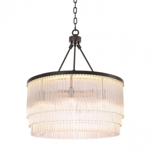 Lustra suspendata design elegant Hector S, bronz 114719 HZ - Img 1