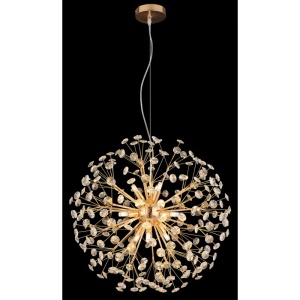 Lustra suspendata design elegant KATRINA 60cm auriu 64135H2 GL 172192 universul-luminii.ro