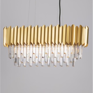 Lustra suspendata design elegant MAGNOLIA aurie - Img 2