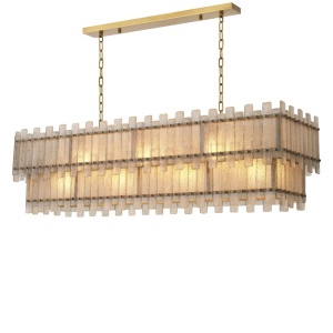 Lustra suspendata design LUX Caprera Rectangular, alama antica 115819 HZ 100752 universul-luminii.ro