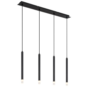 Lustra suspendata design minimalist BLAKE 4L negru - Img 1