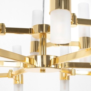 Lustra suspendata design minimalist Tub 18 auriu 239332 universul-luminii.ro