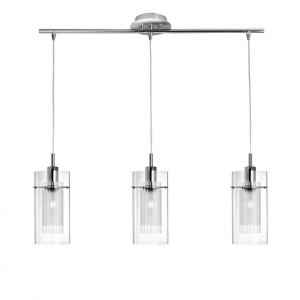 Lustra suspendata design modern Duo 3L crom 3303-3CC SRT - Img 1