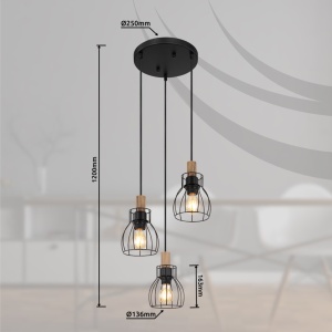 Lustra suspendata design modern MINA 3L - Img 6