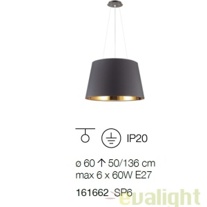 Lustra suspendata design modern NORDIK SP4 161662 181462 universul-luminii.ro