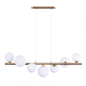 Lustra suspendata design modern SYBILLA 7 gold - Img 1