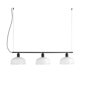 Lustra suspendata design modern TATAWIN alb - Img 1