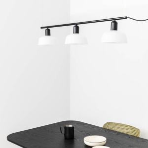 Lustra suspendata design modern TATAWIN alb 122642 universul-luminii.ro