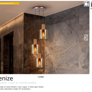 Lustra suspendata design modern Venize 3L - Img 5