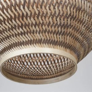 Lustra suspendata Eco, Bambus, Barbados natural/brown, XL 243272 universul-luminii.ro
