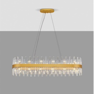 Lustra suspendata eleganta design modern Crown 120x36cm 236502 universul-luminii.ro