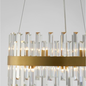Lustra suspendata eleganta design modern Crown 55cm 205122 universul-luminii.ro