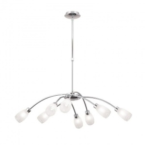 Lustra suspendata inaltime reglabila Carla LU 1672/8 chrom OR 188642 universul-luminii.ro