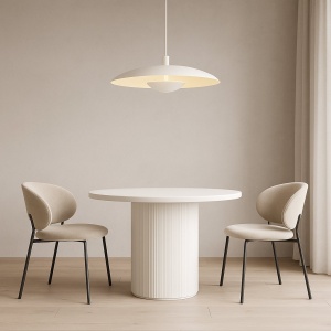 Lustra suspendata LED BOLTON 8867 alb crem