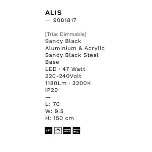 Lustra suspendata LED design modern Alis - Img 8