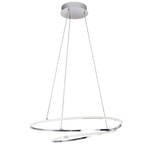Lustra suspendata LED design modern Viarregio crom - Img 1