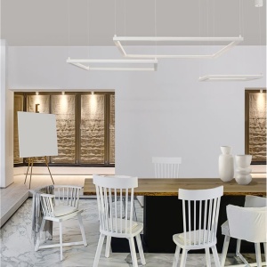 Lustra suspendata LED dimabila design modern ETERNA alb NVL-9990731 94702 universul-luminii.ro