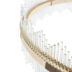 Lustra suspendata LED Imperial 120cm auriu 222272 universul-luminii.ro