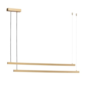 Lustra suspendata LED, Otel, Auriu, MIAMI 169382 universul-luminii.ro