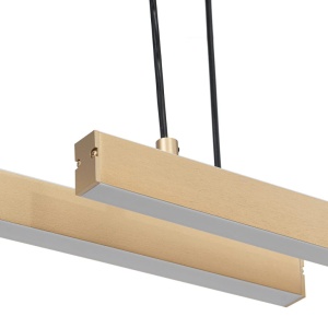 Lustra suspendata LED, Otel, Auriu, MIAMI 246112 universul-luminii.ro