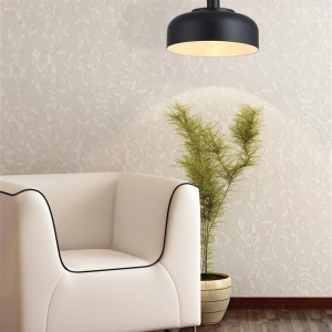 Lustra suspendata stil industrial Scotland negru 626932 universul-luminii.ro