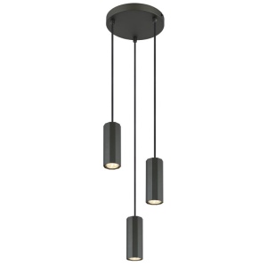 Lustra suspendata stil minimalist JAMES 3L gri